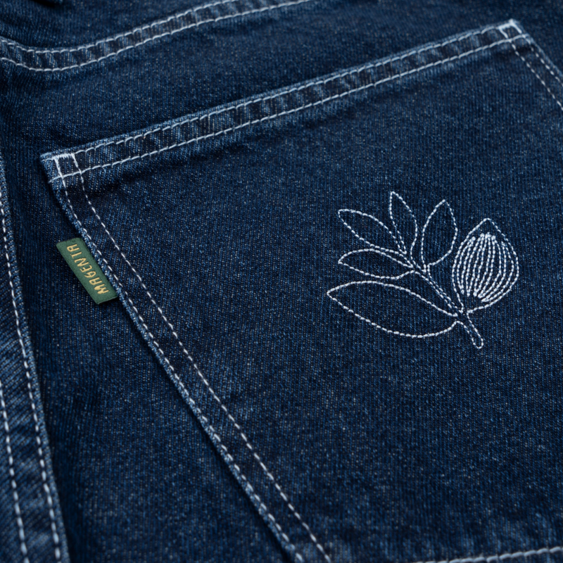 Magenta Skateboard OG Denim Stitch Jeans | Blue Denim - The Vines Supply Co