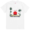 Free Skate Mag Marrakech T-Shirt | White - The Vines Supply Co