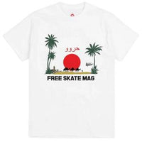 Free Skate Mag Marrakech T-Shirt | White - The Vines Supply Co