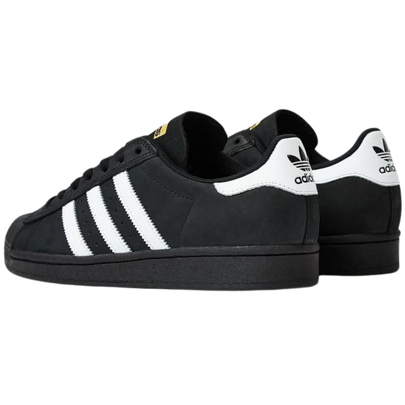 Adidas Skateboarding Superstar ADV Skate Shoes | Core Black, Zero Metallic & Spark 4