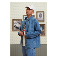 Helas Denim Rentré Padded Jacket | Light Blue