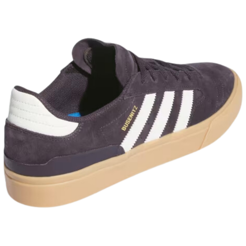 Adidas Skateboarding Busenitz Vulc II Skate Shoes | Aurora Black, Off White & Gum - The Vines Supply Co