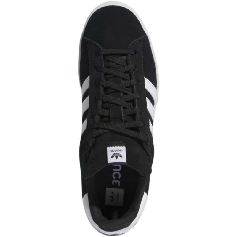 Adidas Skateboarding Campus ADV Skate Shoes | Core Black & Cloud White