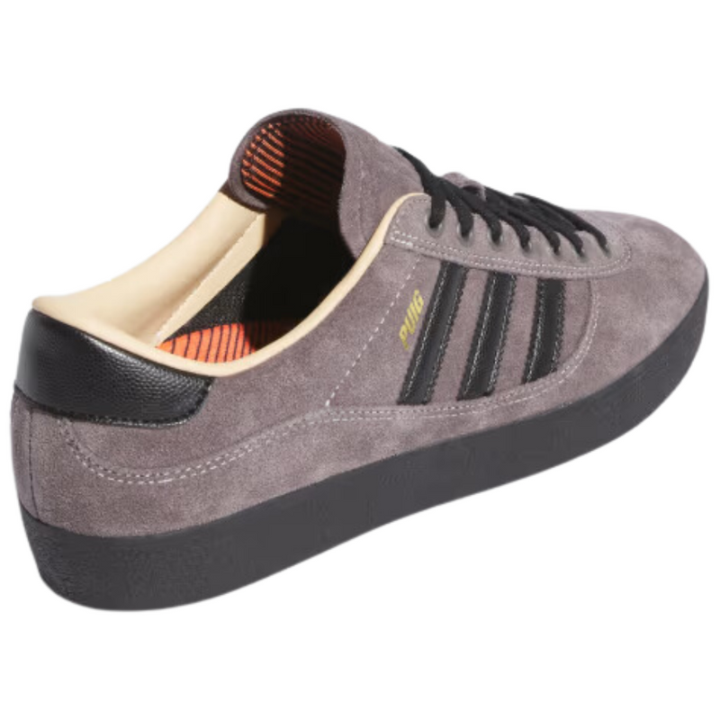 Adidas Skateboarding Puig Indoor Skate Shoes | Charcoal & Core Black - The Vines Supply Co