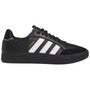 Adidas Tyshawn Low Suede Skate Shoes | Core Black, Footwear White & Gold Metallic