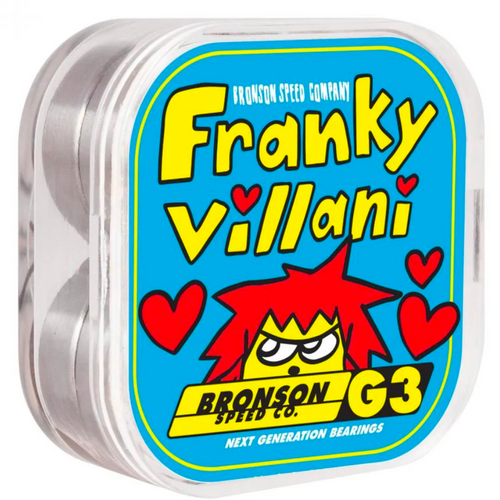 Bronson Speed Co Franky Villani Pro G3 Skateboard Bearings - The Vines Supply Co