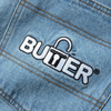 Butter Goods Lock Baggy Denim Jeans | Light Indigo