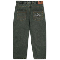 Butter Goods Lock Baggy Denim Jeans | Washed Ivy Green