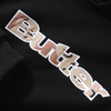 Butter Goods Logo Camo Applique Pullover Hoodie | Black