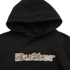 Butter Goods Logo Camo Applique Pullover Hoodie | Black