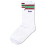 Butter Goods Stripe Socks | White