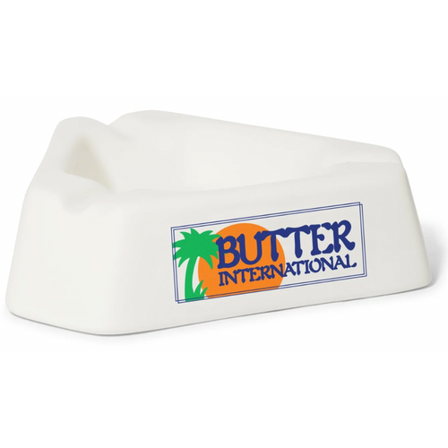 Butter Goods Vacation Ash Tray | White - The Vines Supply Co