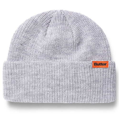 Butter Goods Tall Wharfie Beanie | Ash Grey - The Vines Supply Co