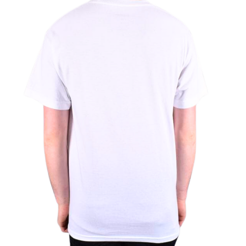 Butter Goods Upside Down T-Shirt | White - The Vines Supply Co