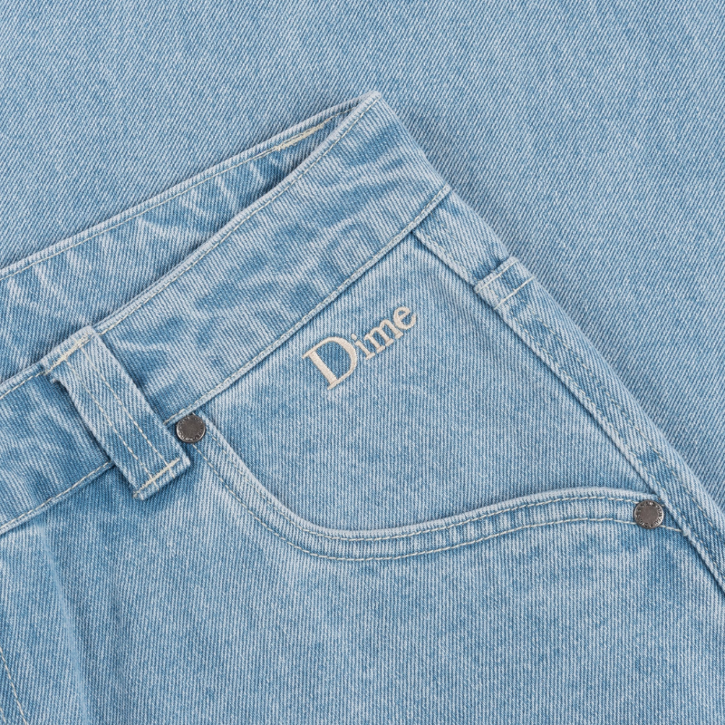 Dime MTL Classic Baggy Denim Pants | Vintage Blue - The Vines Supply Co