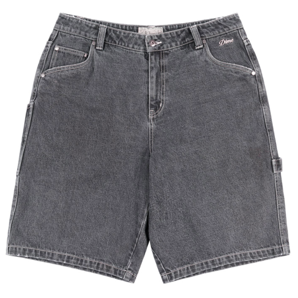 Dime MTL Classic Denim Shorts | Faded Black - The Vines Supply Co