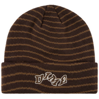 Dime MTL College Wave Cuff Beanie | Brown