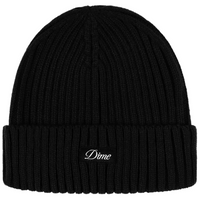 Dime MTL Cursive Fold Beanie | Black