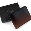 Dime MTL Cursive Gradient Leather Bifold Wallet | Copper - The Vines Supply Co