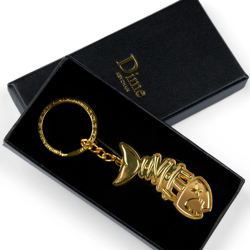 Dime MTL Bones Keychain | Gold - The Vines Supply Co