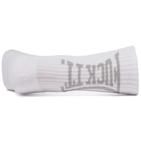 HUF Arched Fuck It Crew Socks | White