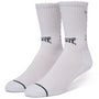 HUF Arched Fuck It Crew Socks | White