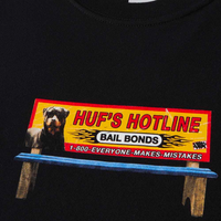 HUF Bail Bonds T-Shirt | Black - The Vines Supply Co