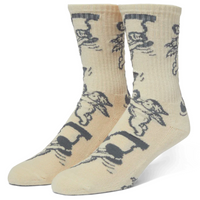 HUF Cherub Crew Socks | Linen