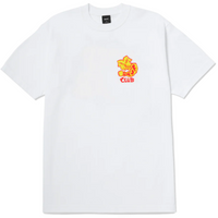 HUF Club T-Shirt | White - The Vines Supply Co