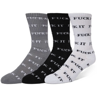 HUF Fuck It 3 Pack Socks | Multi