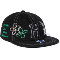 HUF Mashup 6 Panel Snapback Cap | Black