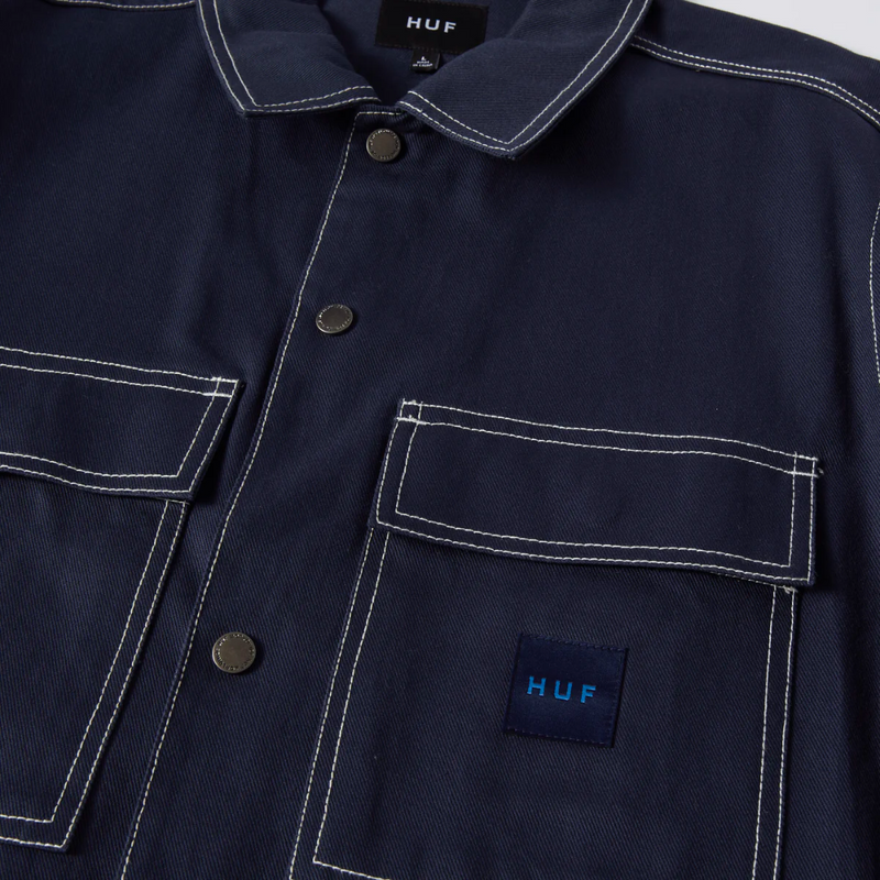 HUF Mason Shacket | Navy