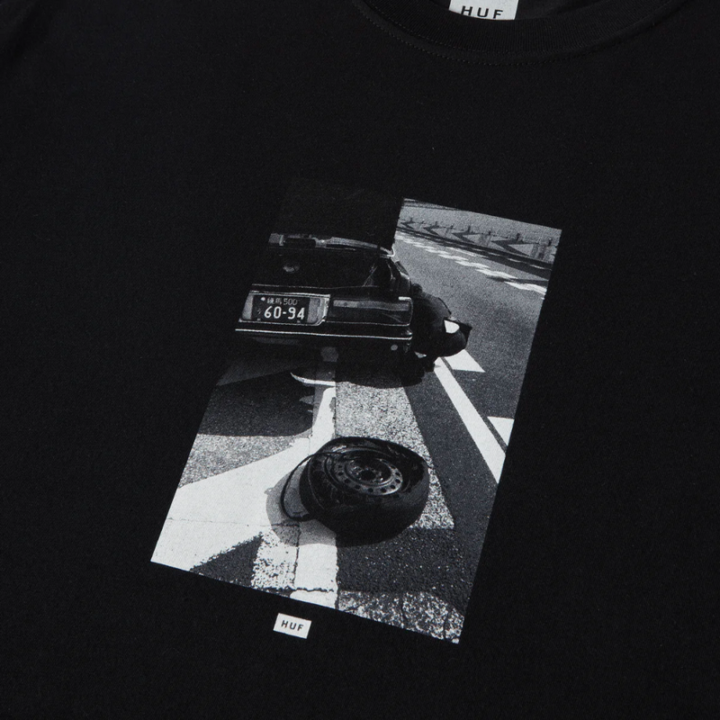 Camiseta de la casa club de HUF | Negro