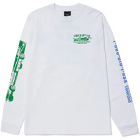 HUF Worldwide Towing Long Sleeve T-Shirt | White