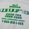 HUF Worldwide Towing Long Sleeve T-Shirt | White