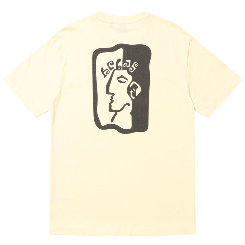 Helas Dieu Grec T-Shirt | Pastel Yellow - The Vines Supply Co