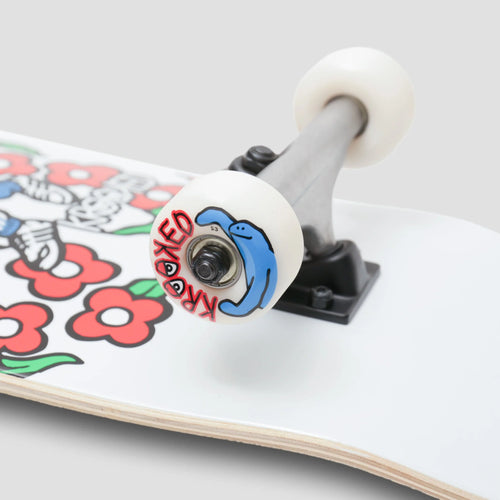 Krooked OG Sweatpants Complete Skateboard White | 8.25" - The Vines Supply Co