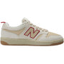 New Balance Numeric NM480SWT Chocolate Skate Shoes | White & Red