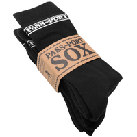 Pass~Port Hi Sox 3 Pack Socks R42 | Black