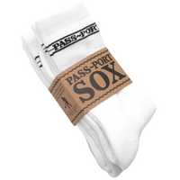 Pass~Port Hi Sox 3 Pack Socks R42 | White