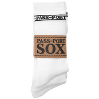 Pass~Port Hi Sox 3 Pack Socks R42 | White