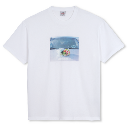 Polar Skate Co Dead Flowers T-Shirt | White - The Vines Supply Co