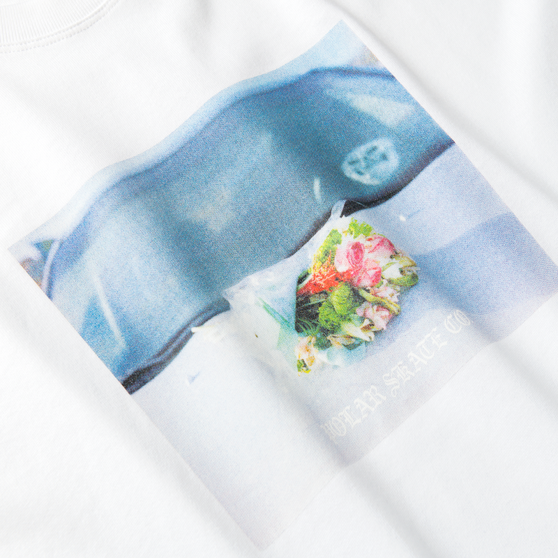 Polar Skate Co Dead Flowers T-Shirt | White - The Vines Supply Co