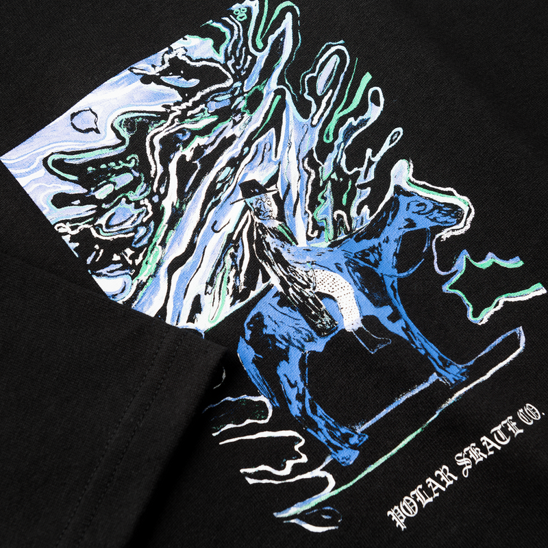 Polar Skate Co Rider T-Shirt | Black - The Vines Supply Co
