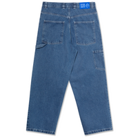 Polar Skate Co Big Boy Work Pants Jeans | Blue Wash