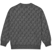 Polar Skate Co George Knit Sweater P Pattern | Grey