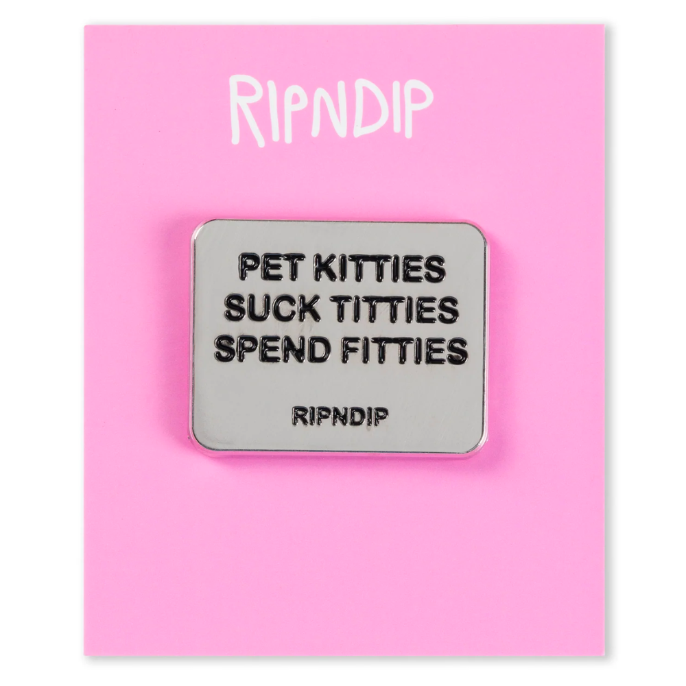 RipNDip Pet Kitties Pin Badge | Multi - The Vines Supply Co