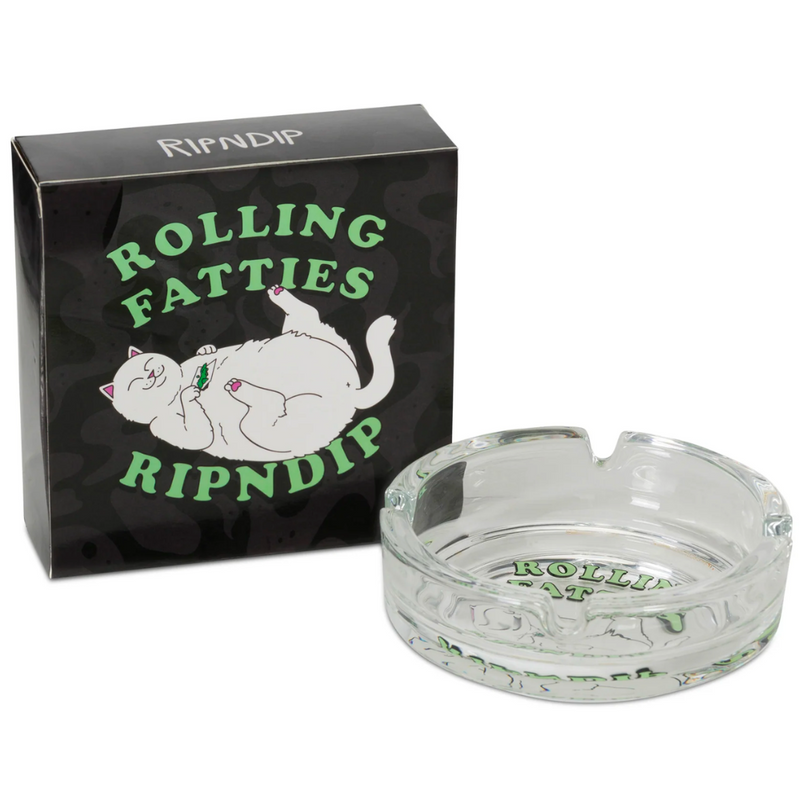 RipNDip Rollin Fatties Ash Tray | Clear - The Vines Supply Co