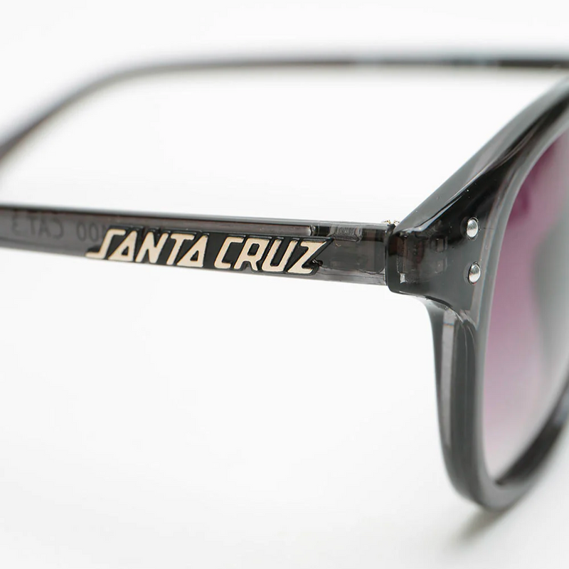Santa Cruz Watson Sunglasses | Crystal Black - The Vines Supply Co