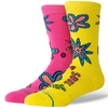 Stance 3 Feet High Crew Socks | Yellow & Pink